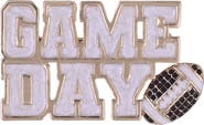 Hallmark Game Day Glitter and Stone Pin