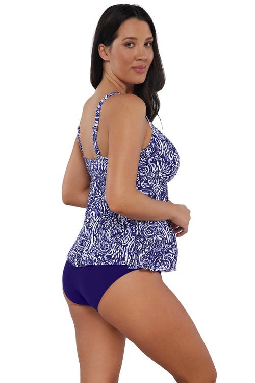 Sunsets Escape Marin Tankini Swimsuit Top In Marina