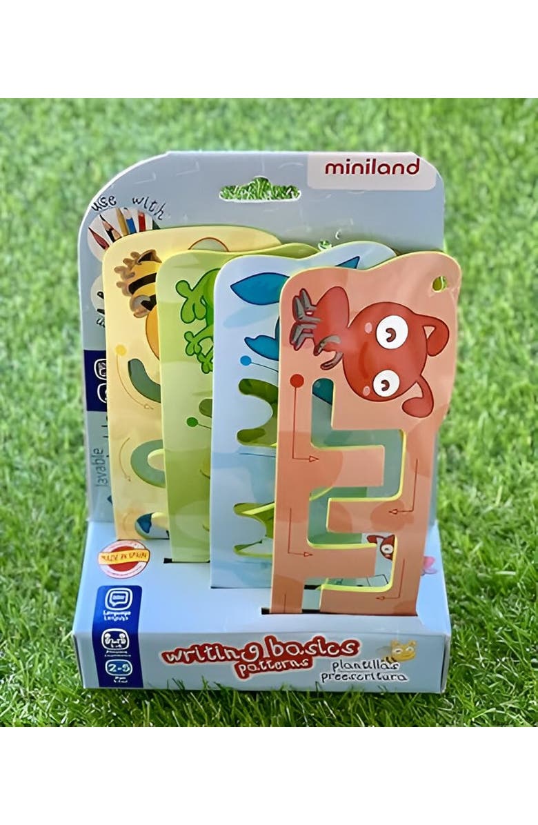 Miniland Pre-Writing Basics Patterns, Alternate, color, Multi