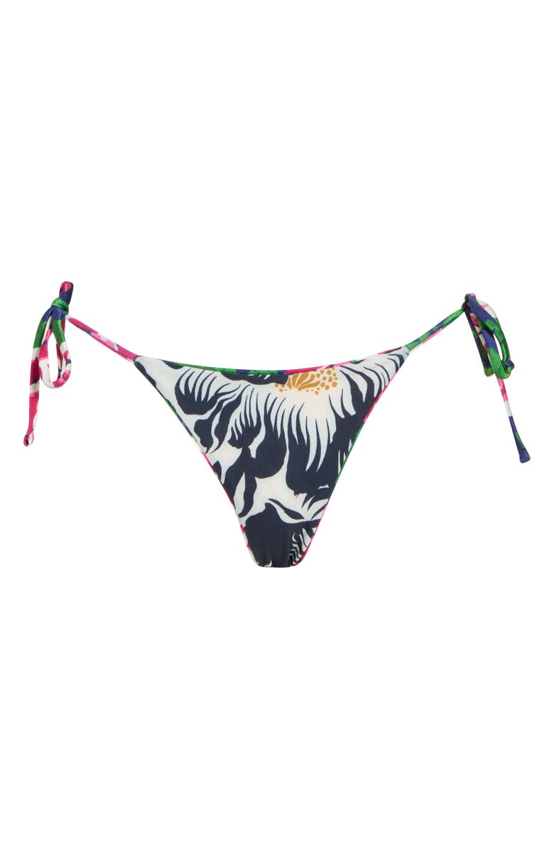 Maaji Sunning Reversible Side Tie Bikini Bottoms, Alternate, color, Blue