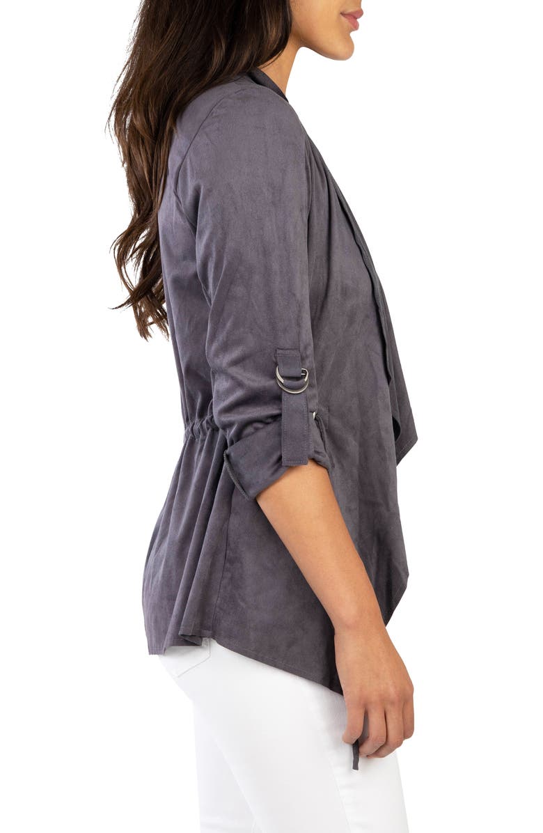 KUT from the Kloth Dianne Faux Suede Jacket, Alternate, color, 