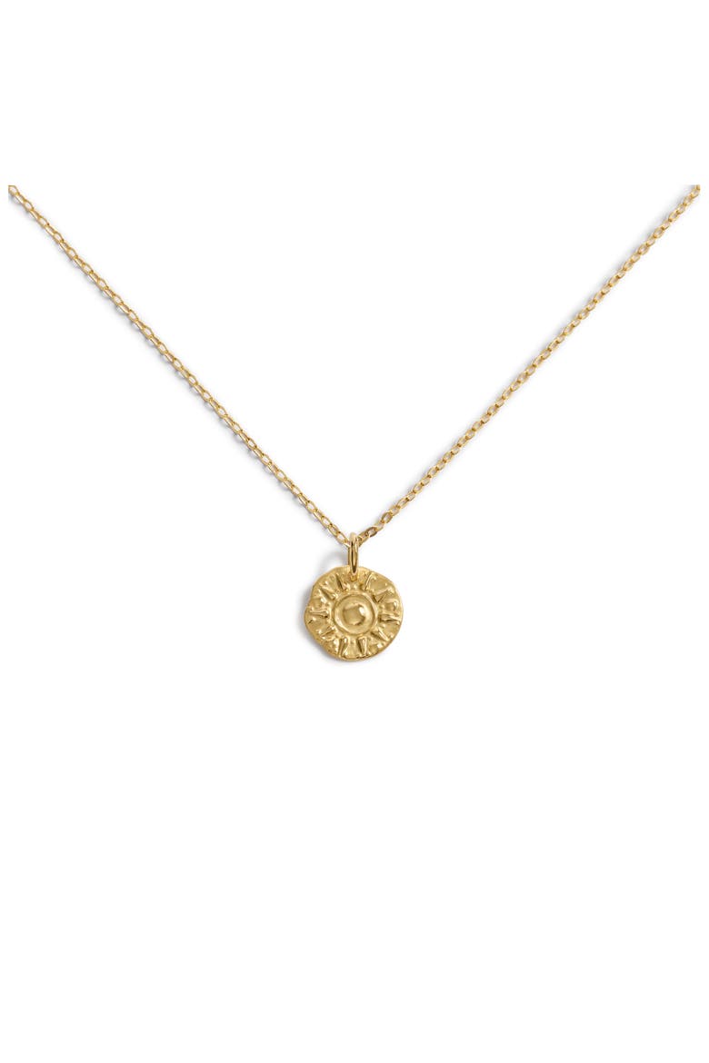 Talisman 18k Gold Vermeil Sun Chain Necklace, Main, color, 18K GOLD VERMEIL