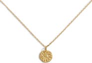 Monica Vinader Talisman 18k Gold Vermeil Sun Chain Necklace