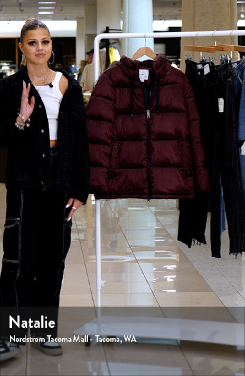 Women's Short Puffer Jacket, sales video thumbnail