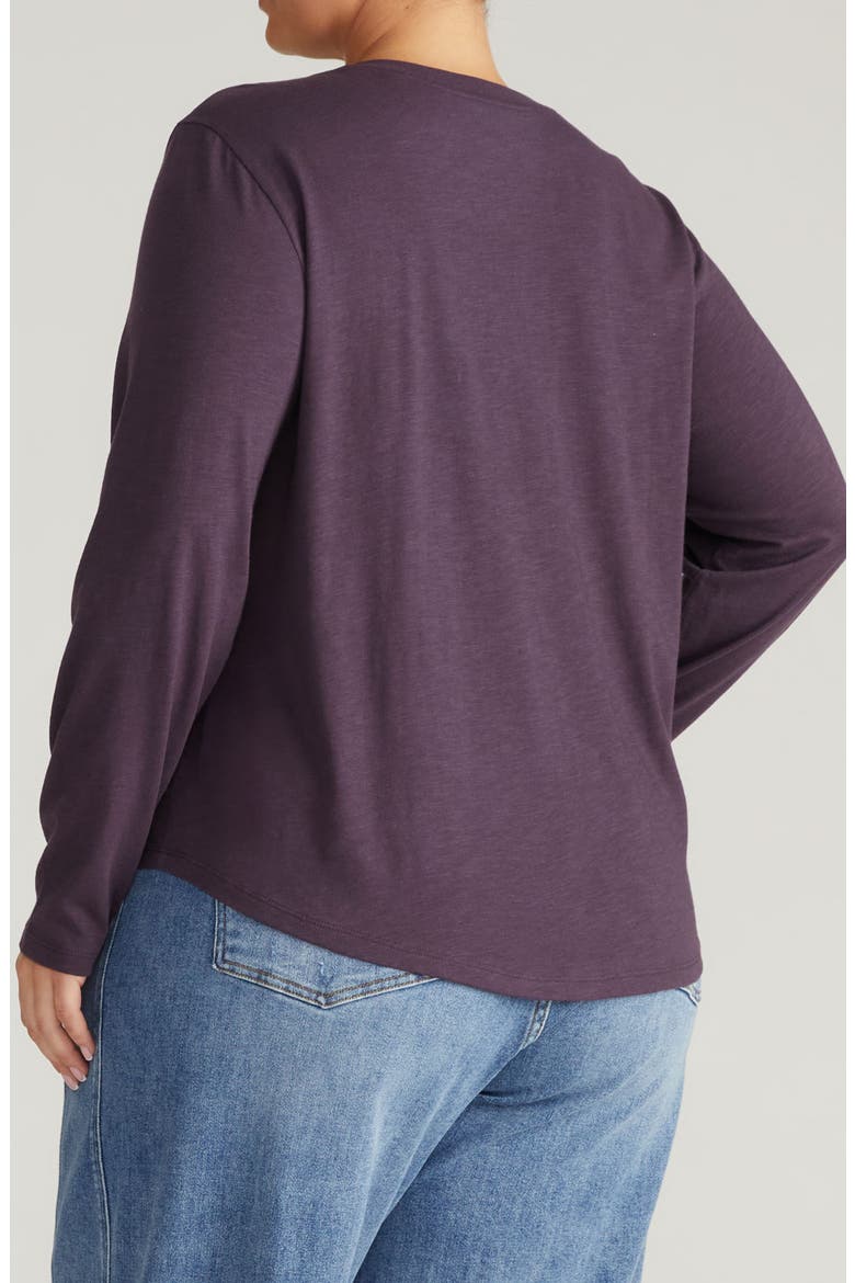 Light As Air Long Sleeve Top, Alternate, color, PURPLE JEWEL