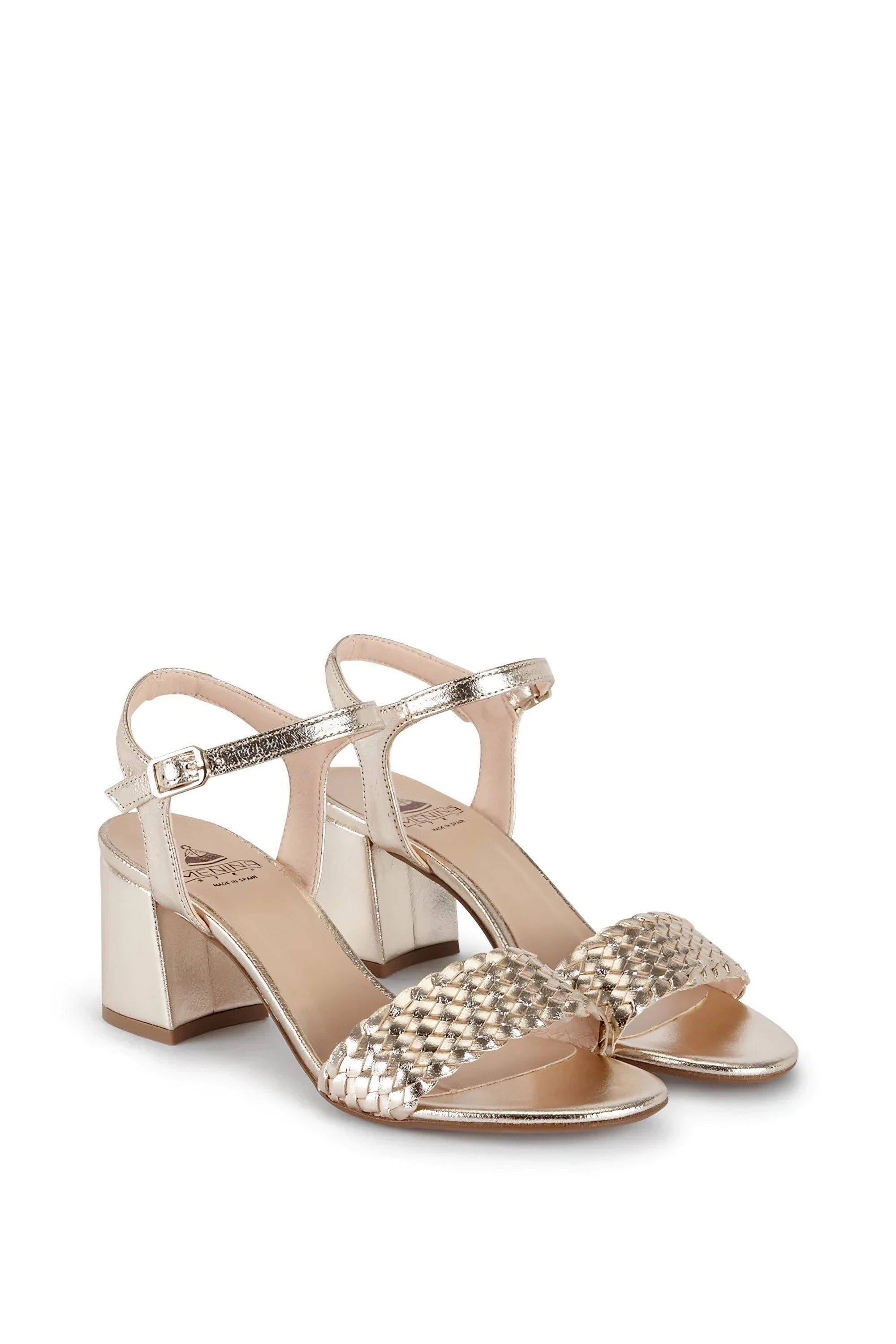 Menina Step Mia Leather Block Heel Sandal, Alternate, color, 