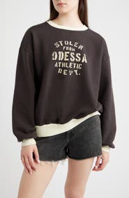 Daydreamer Stolen from Odessa Oversized Graphic Sweatshirt