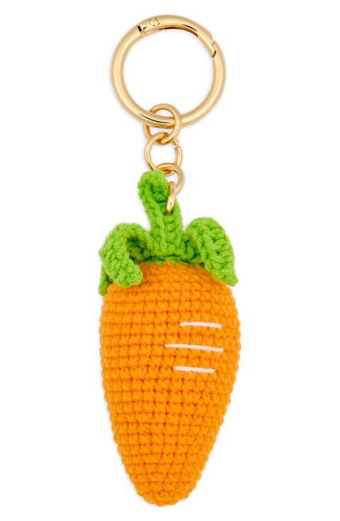 Crochet Carrot Bag Charm
