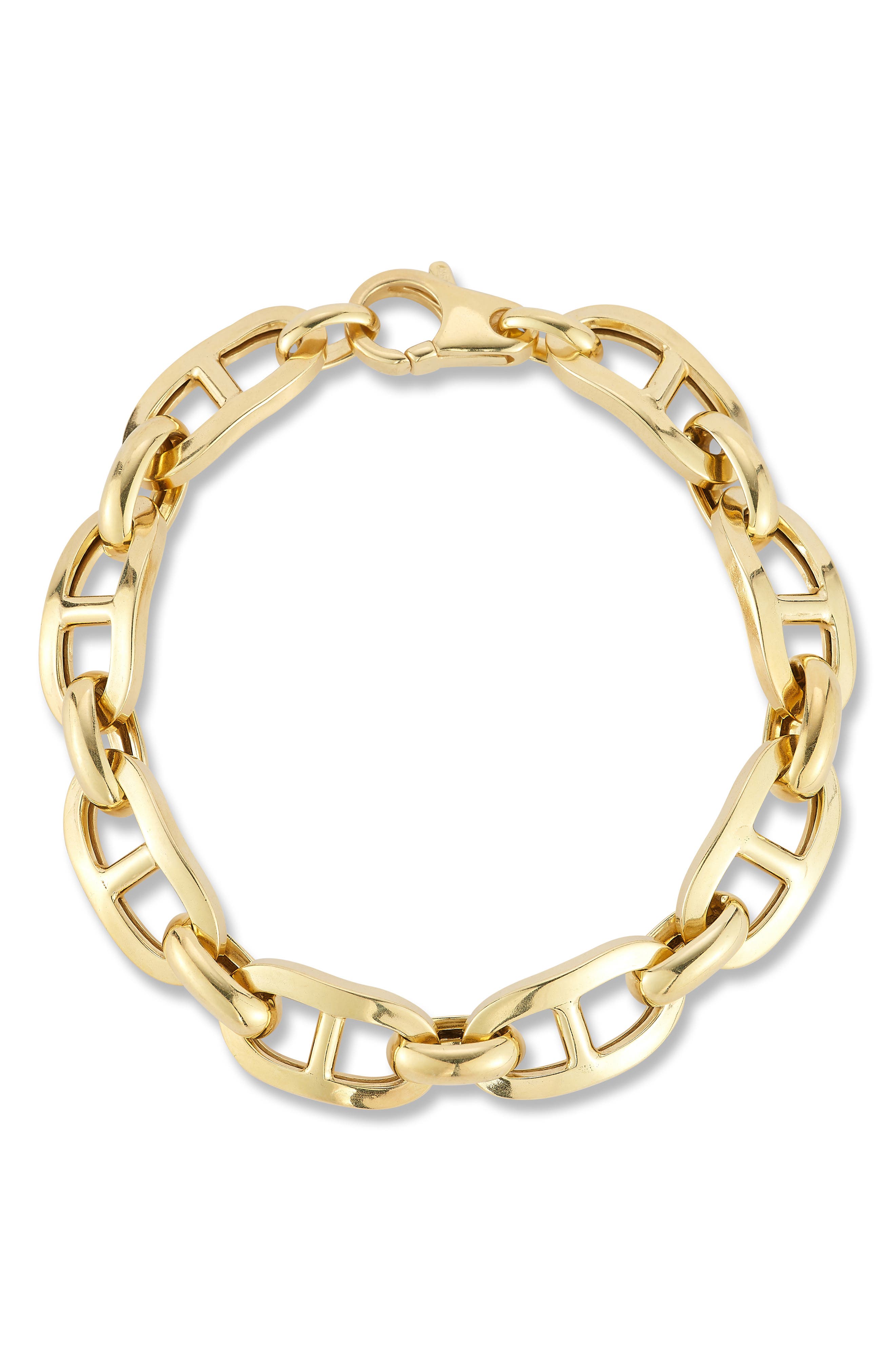 Sphera Milano 18k Gold Plated Mariner Link Bracelet