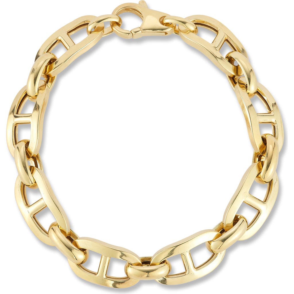 Sphera Milano 18k Gold Plated Mariner Link Bracelet