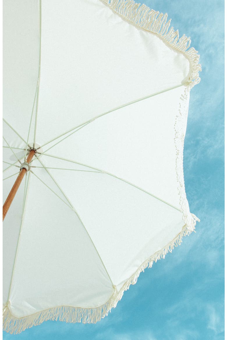 Premium Beach Umbrella, Alternate, color, ANTIQUE WHITE