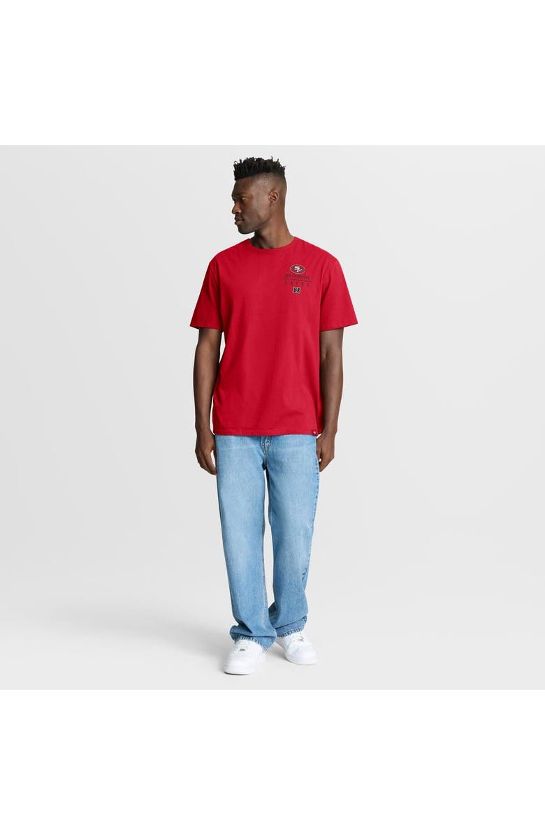 FANATICS Men's Fanatics Scarlet San Francisco 49ers Passing Pocket Legacy T-Shirt, Alternate, color, Scarlet