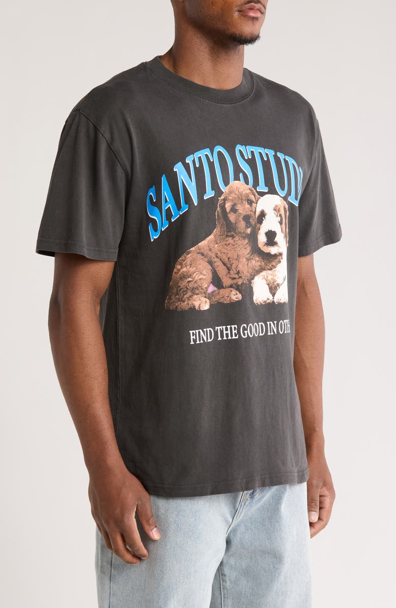 SANTO STUDIO Find The Good Graphic T-Shirt, Alternate, color,