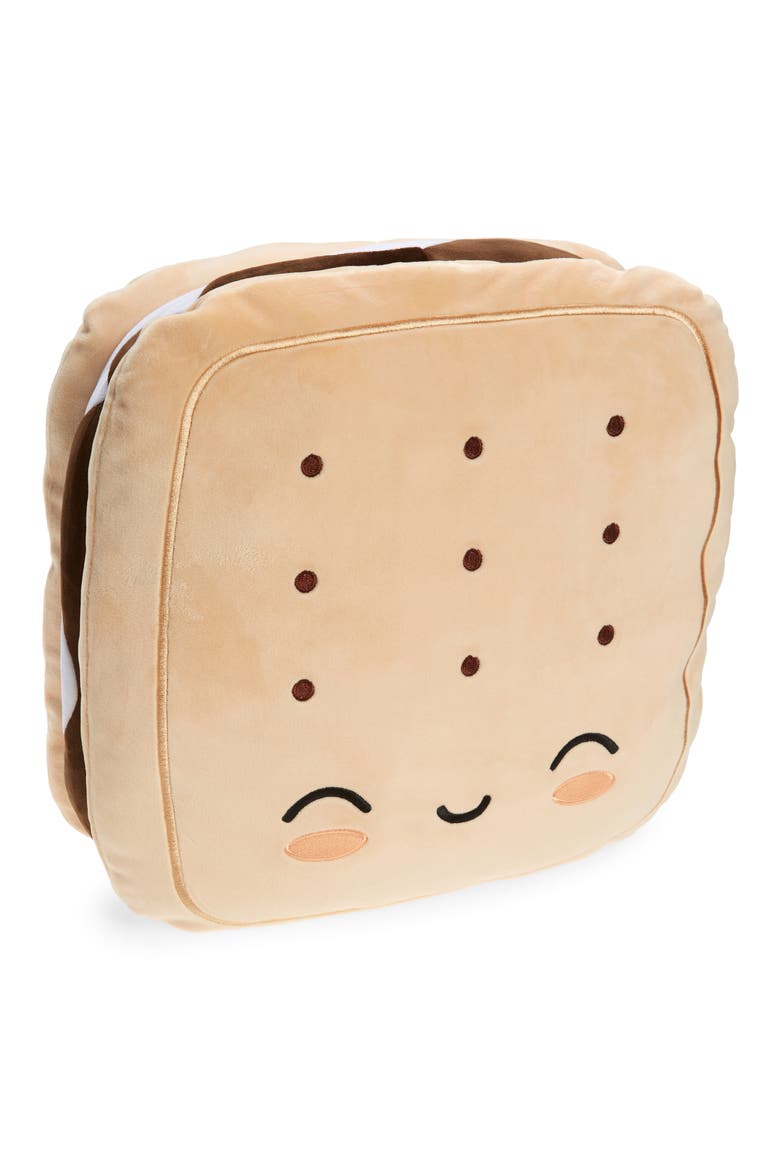 Marsha Smores Mochi Plush Accent Pillow, Main, color, SMORES