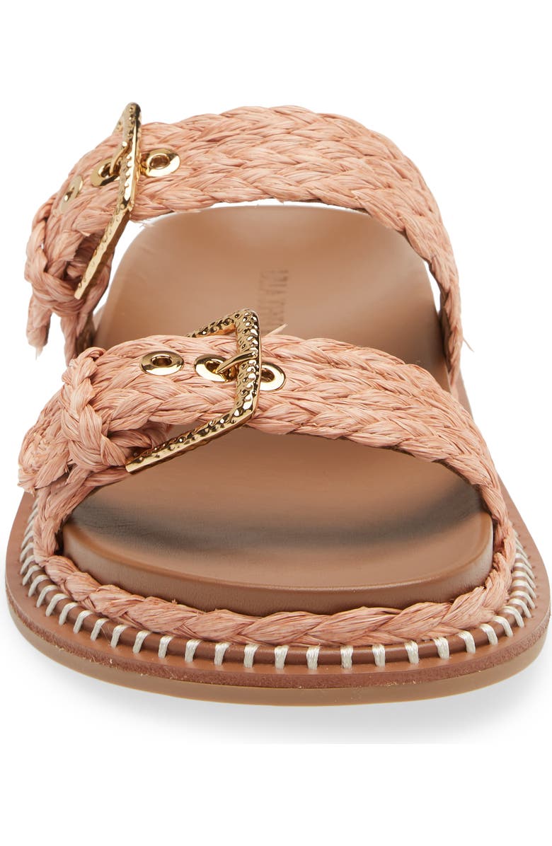 Ulla Johnson Keira Raffia Slide Sandal, Alternate, color,