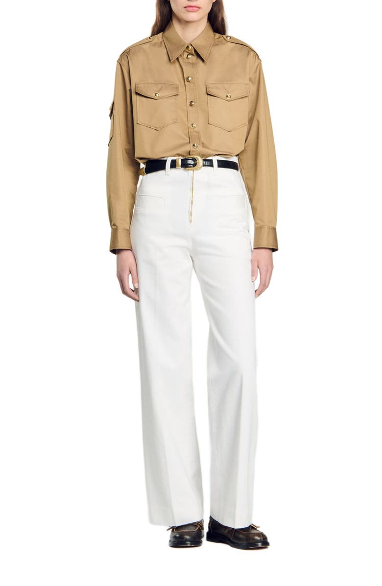 SANDRO Pocket shirt, Alternate, color, 