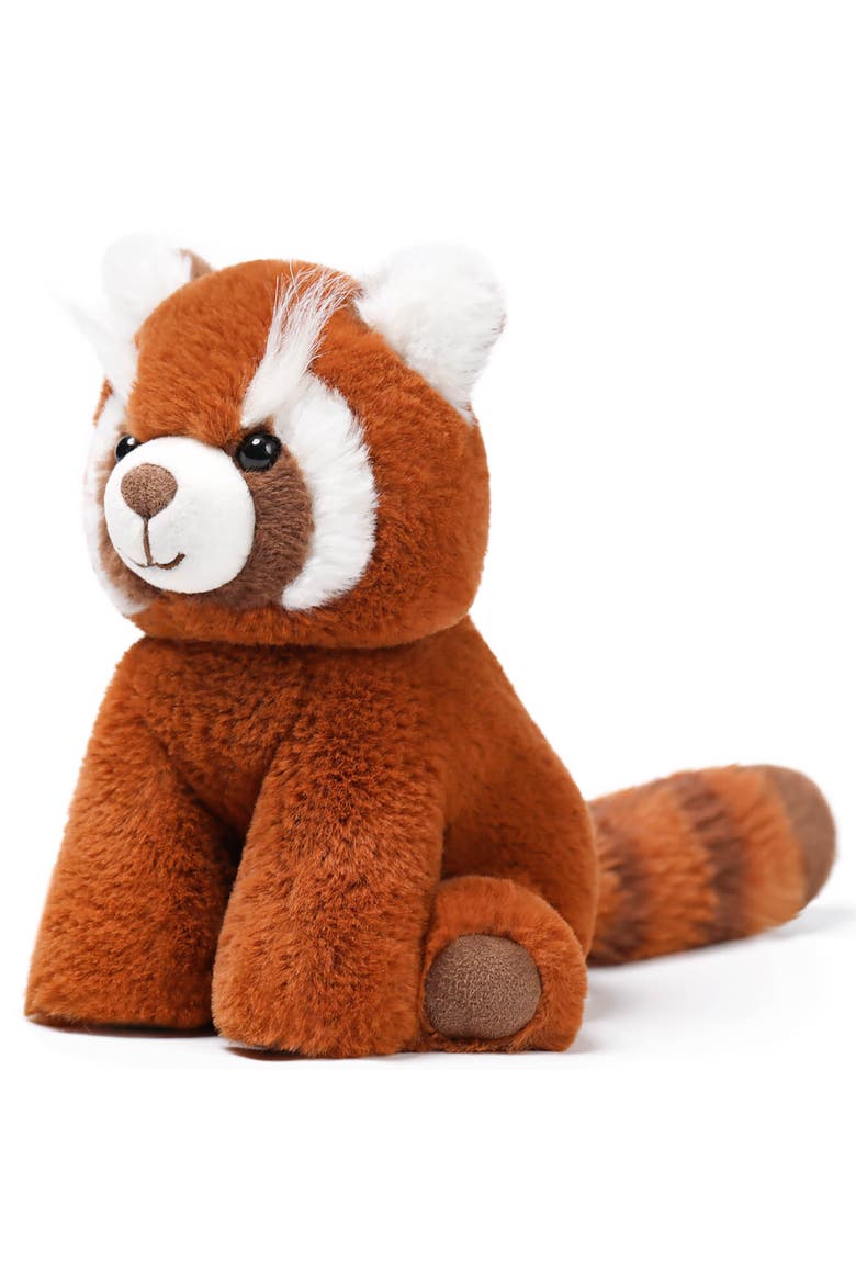 7 Inch Russell Red Panda Weighted Stuffed Animal, Alternate, color, Multicolored