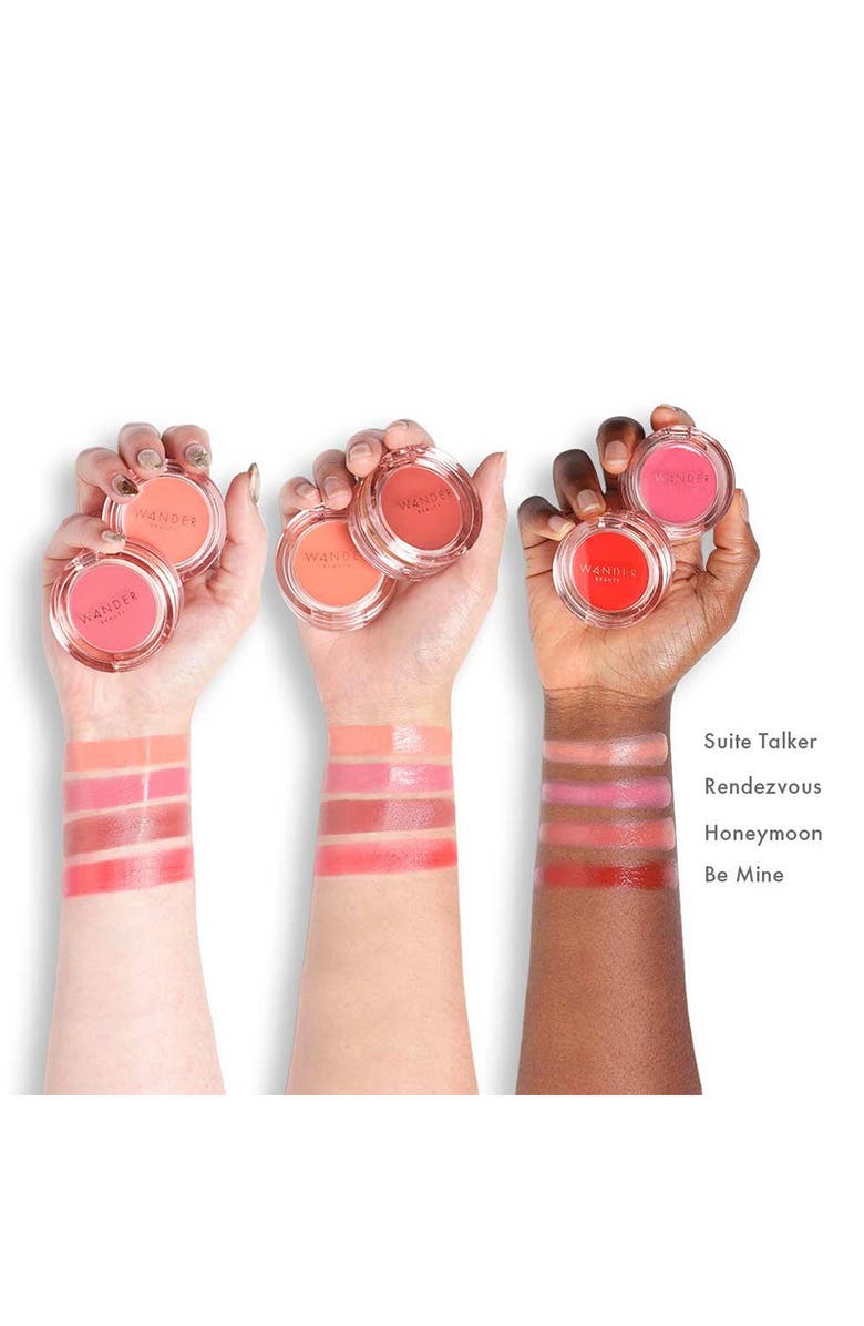 Wander Beauty Double Date Lip & Cheek Compact, Alternate, color, Honeymoon/ Swipe