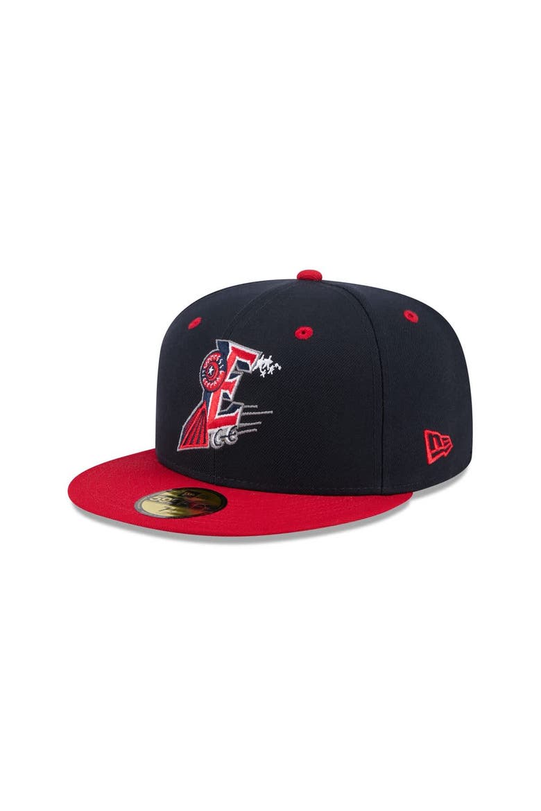 Men's New Era  Navy Round Rock Express Theme Nights 59FIFTY Fitted Hat, Alternate, color, Navy