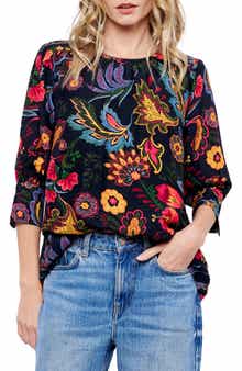 CIEBON Jasmine Floral Print Woven Shirt