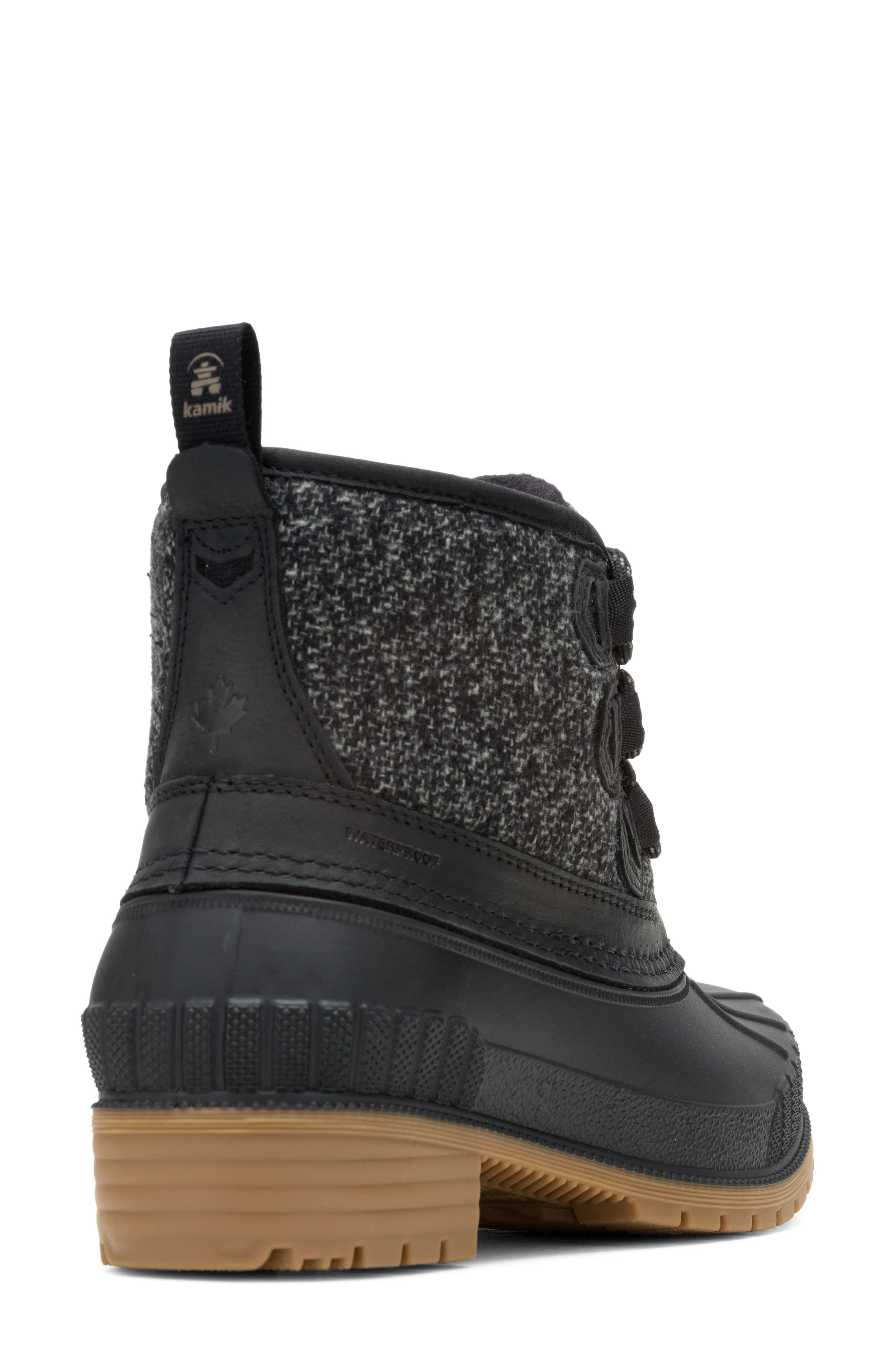 Sienna Lo Waterproof Boot, Alternate, color, BLACK
