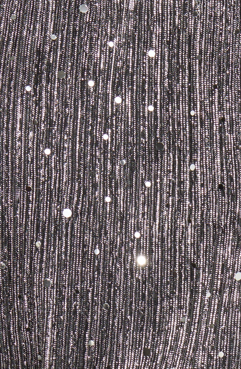 Eliza J Sequin Metallic Halter Neck Jumpsuit, Alternate, color, 