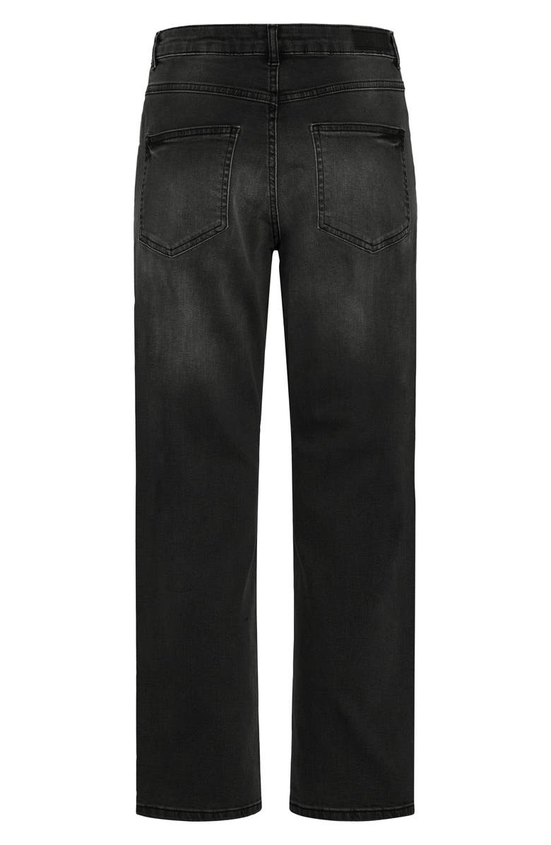 ICHI Ankle Straight Jeans, Alternate, color, Black