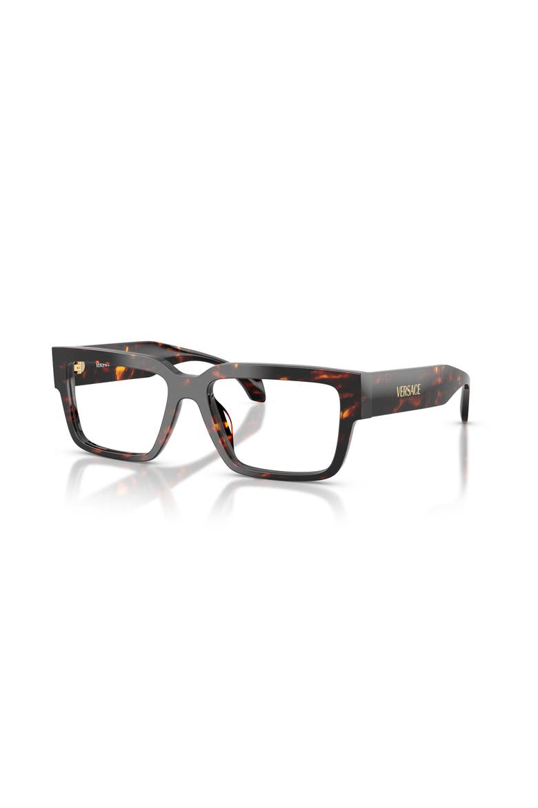 53mm Rectangle optical glasses, Main, color, Tortoise