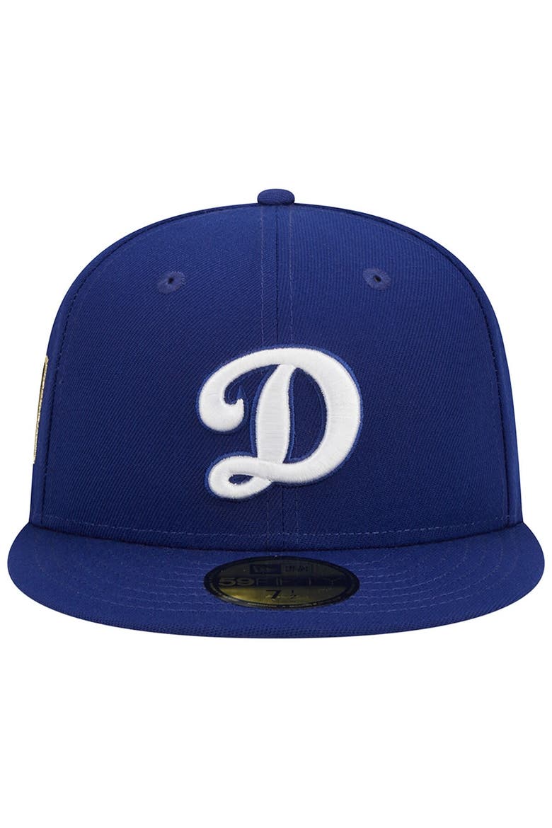 Men's New Era Royal Los Angeles Dodgers Alternate Logo 2020 World Series Team Color 59FIFTY Fitted Hat, Alternate, color, Royal