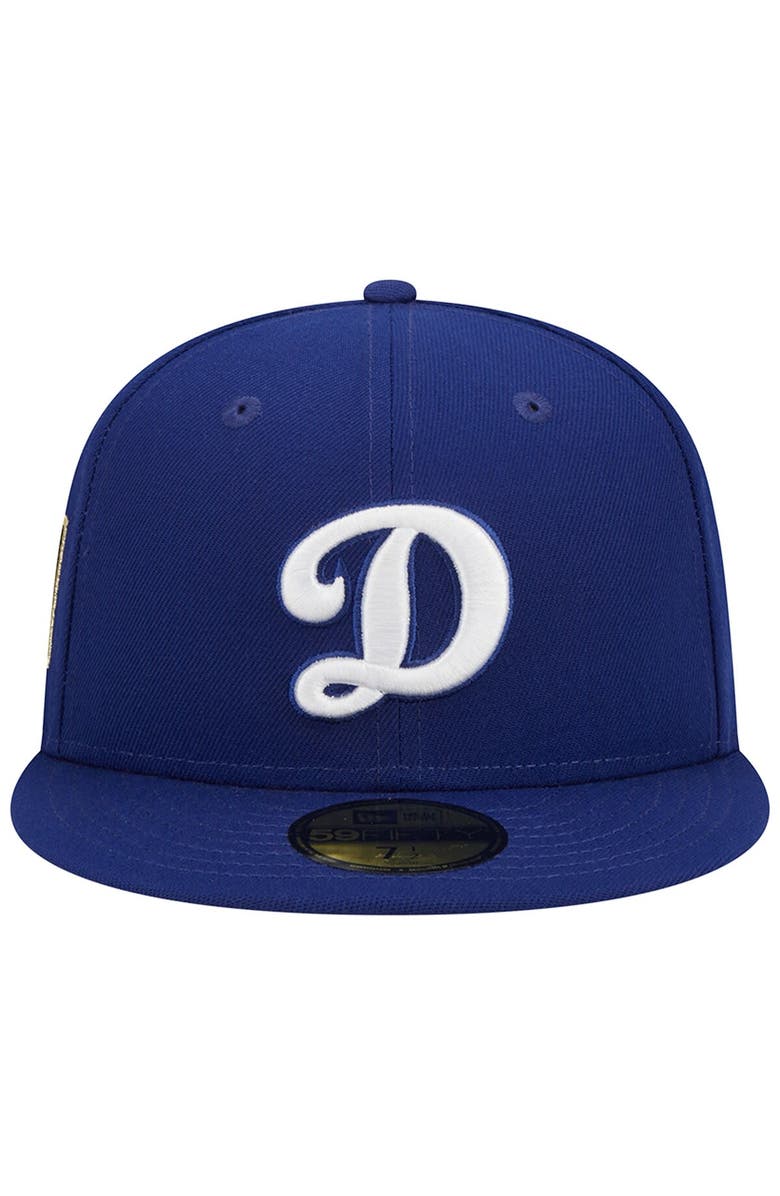 New Era Men's New Era Royal Los Angeles Dodgers Alternate Logo 2020 World Series Team Color 59FIFTY Fitted Hat, Alternate, color, Royal
