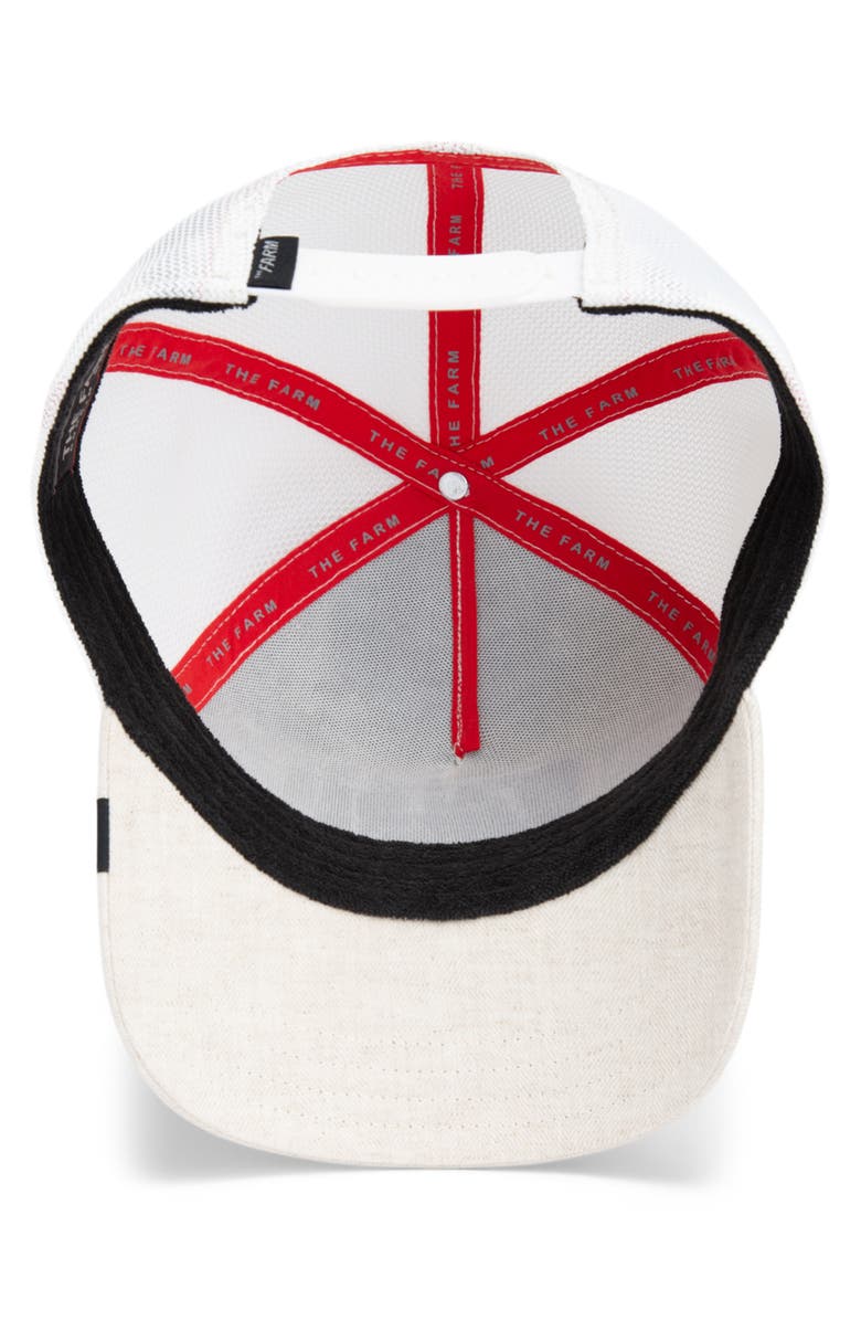 Goorin Bros. Crane Patch Trucker Hat, Alternate, color, Creme