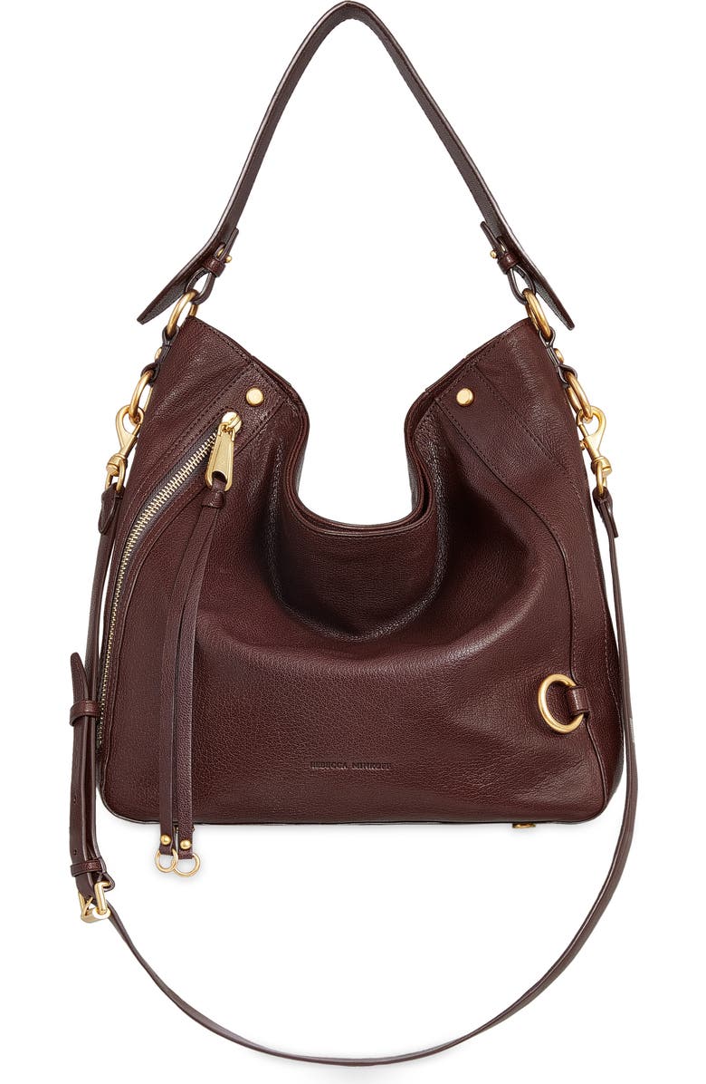 Rebecca Minkoff Mab Leather Hobo Bag, Main, color,