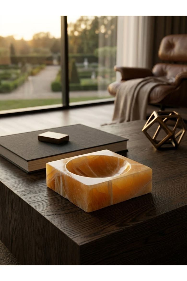 Marigold Onyx Bowl - Small, Alternate, color, Orange