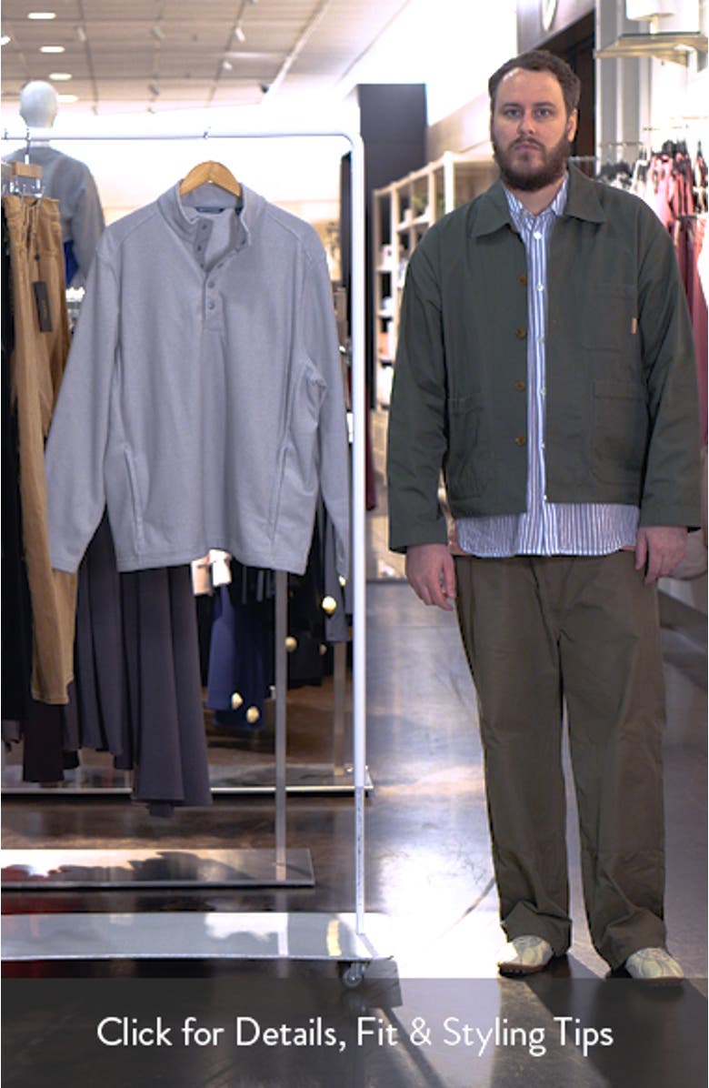 Hunts Point Fleece Snap Pullover, sales video thumbnail