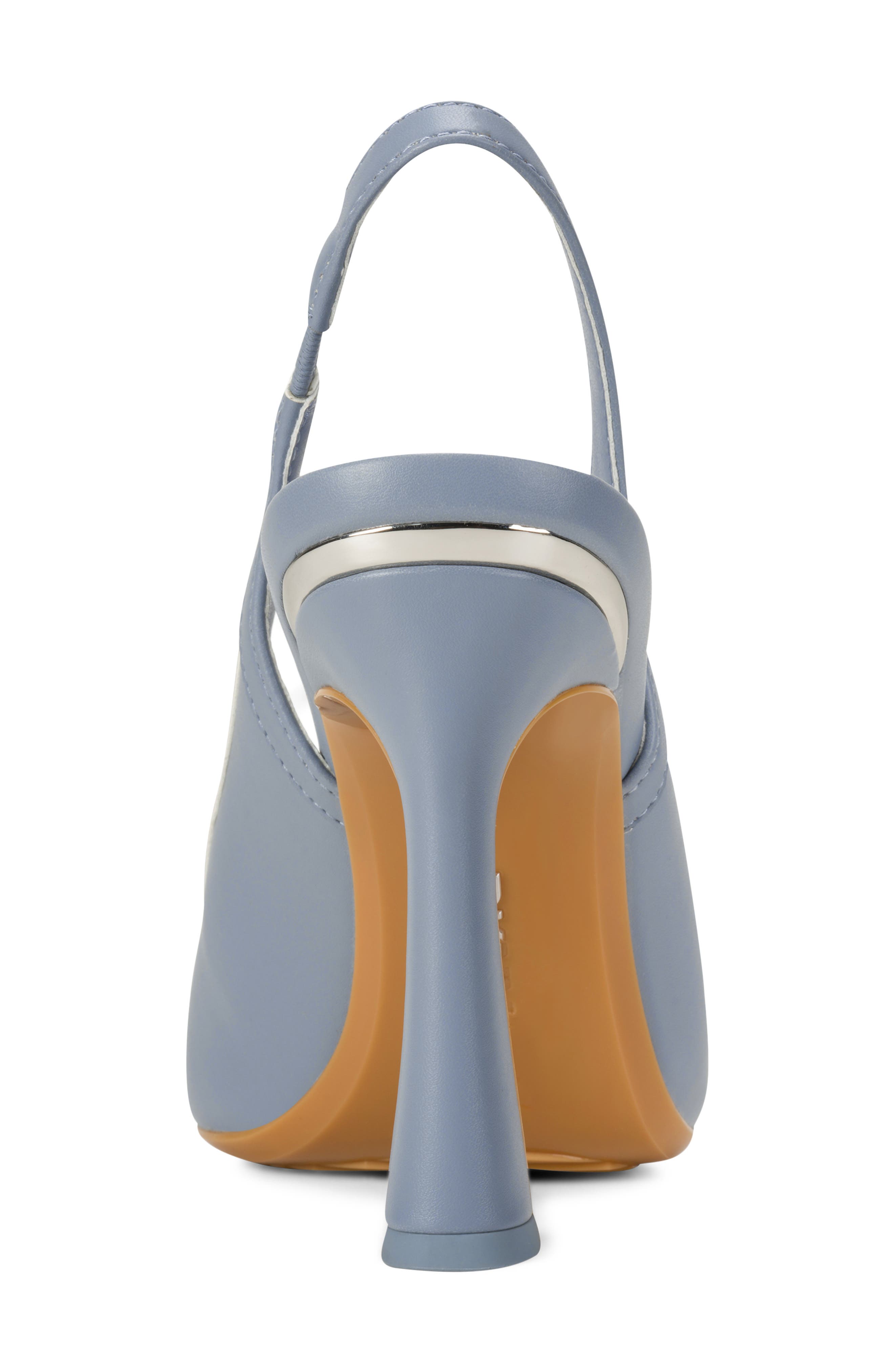 Cinette Slingback Pointed Toe Pump, Alternate, color, SLATE BLUE