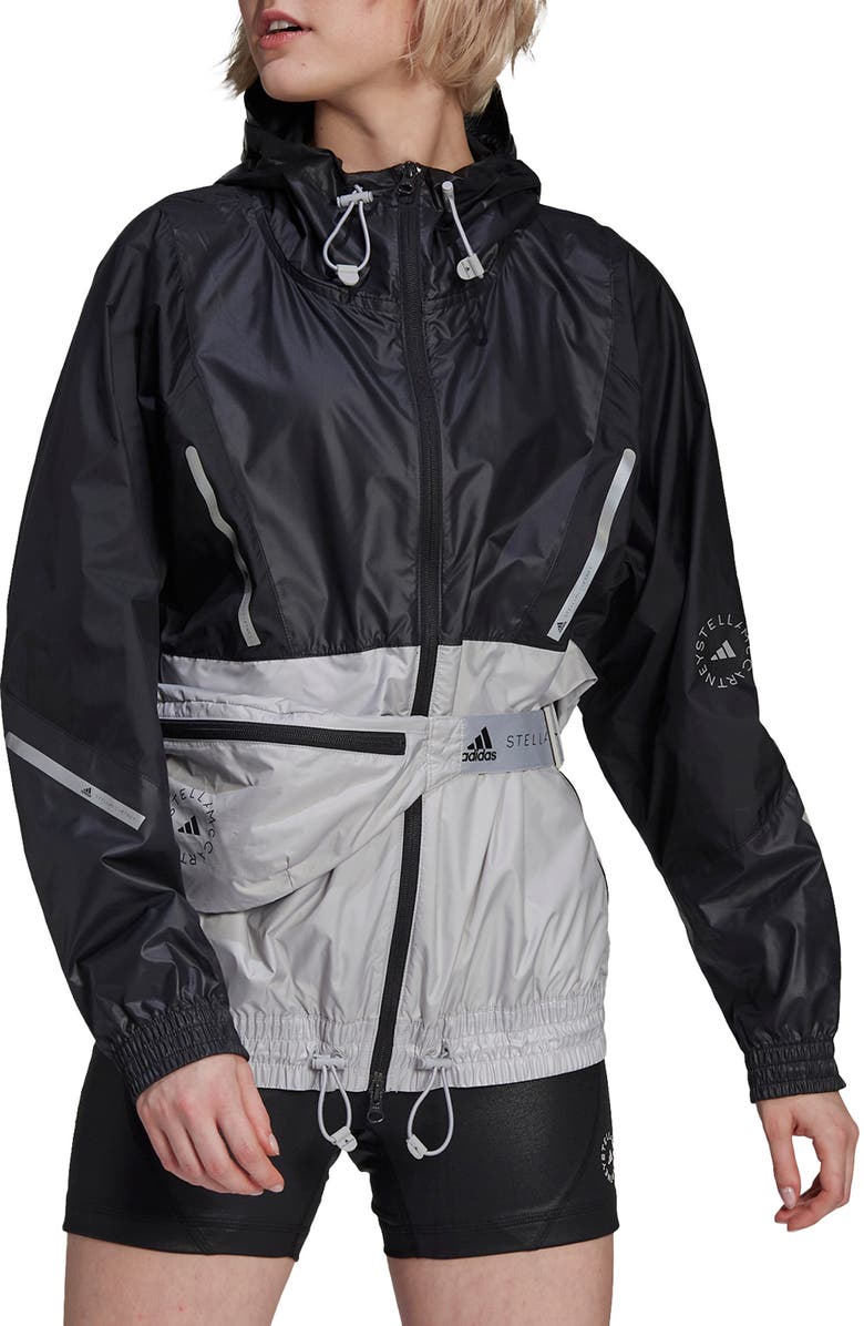 adidas by Stella McCartney ASMC Recycled Polyester Windbreaker, Main, color, 