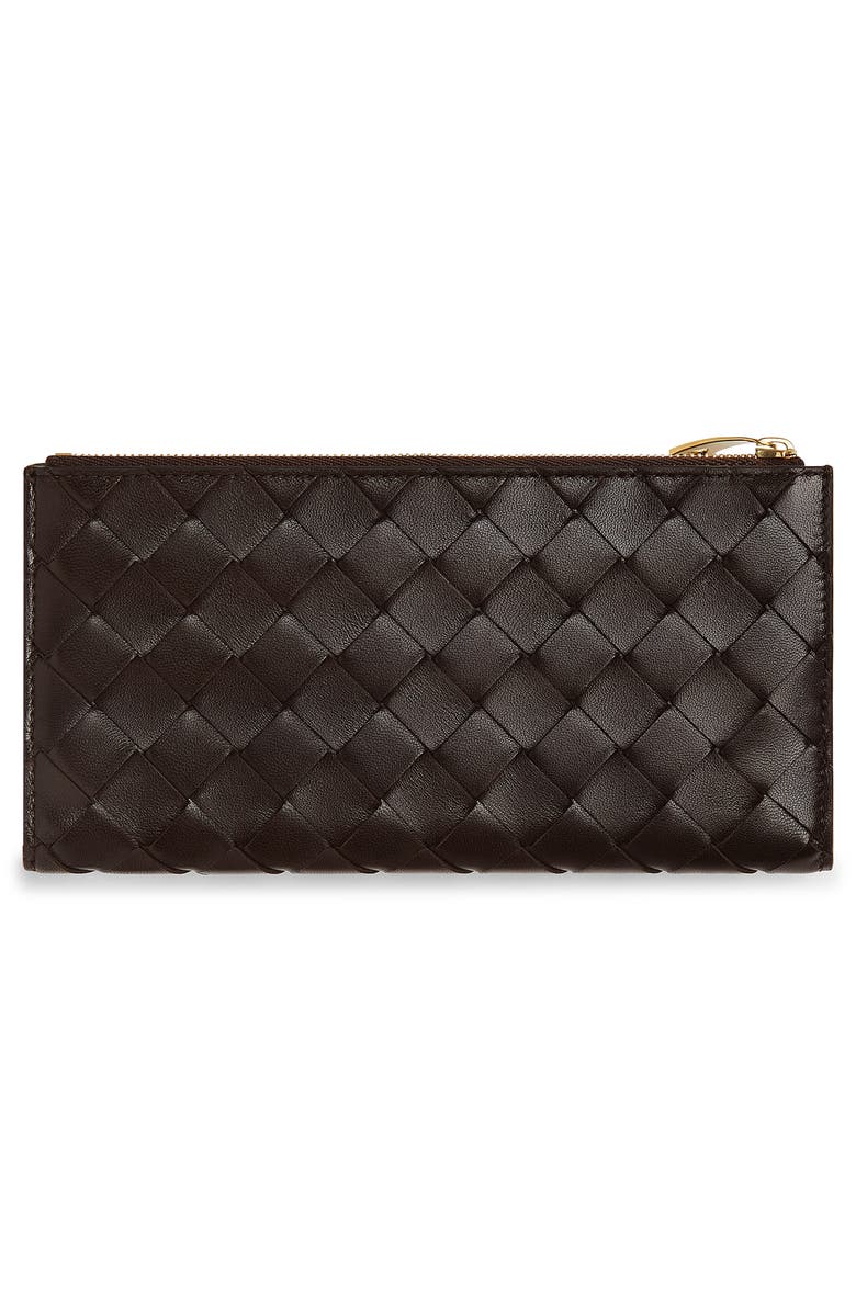 Bottega Veneta Andiamo Intrecciato Leather Slim Long Wallet, Alternate, color,