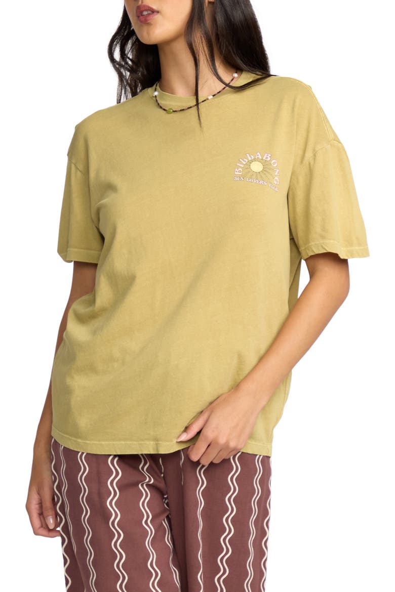 Sun Lovers Club Cotton Graphic T-Shirt, Main, color, CADET
