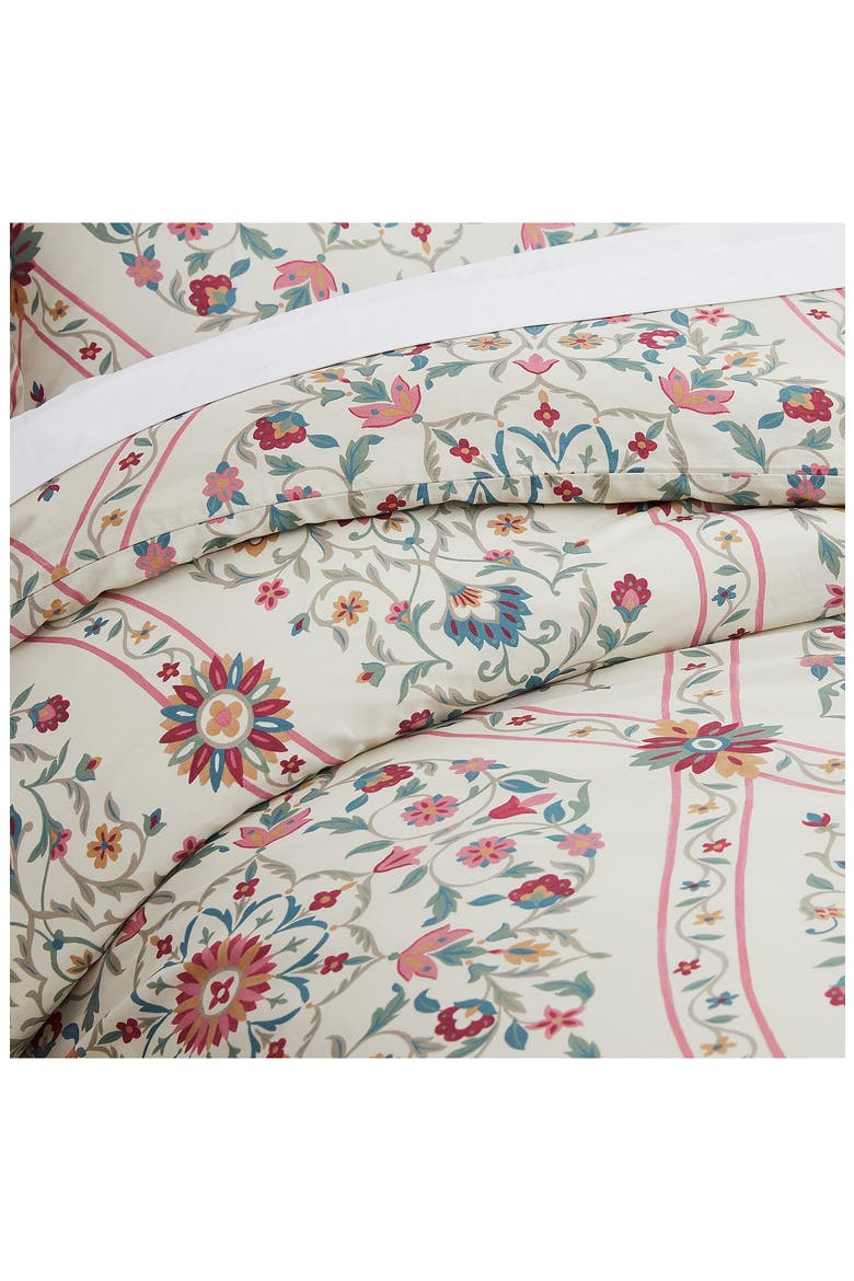 Kashmir Collection 3-Piece Cotton Duvet Set, Alternate, color, CREAM