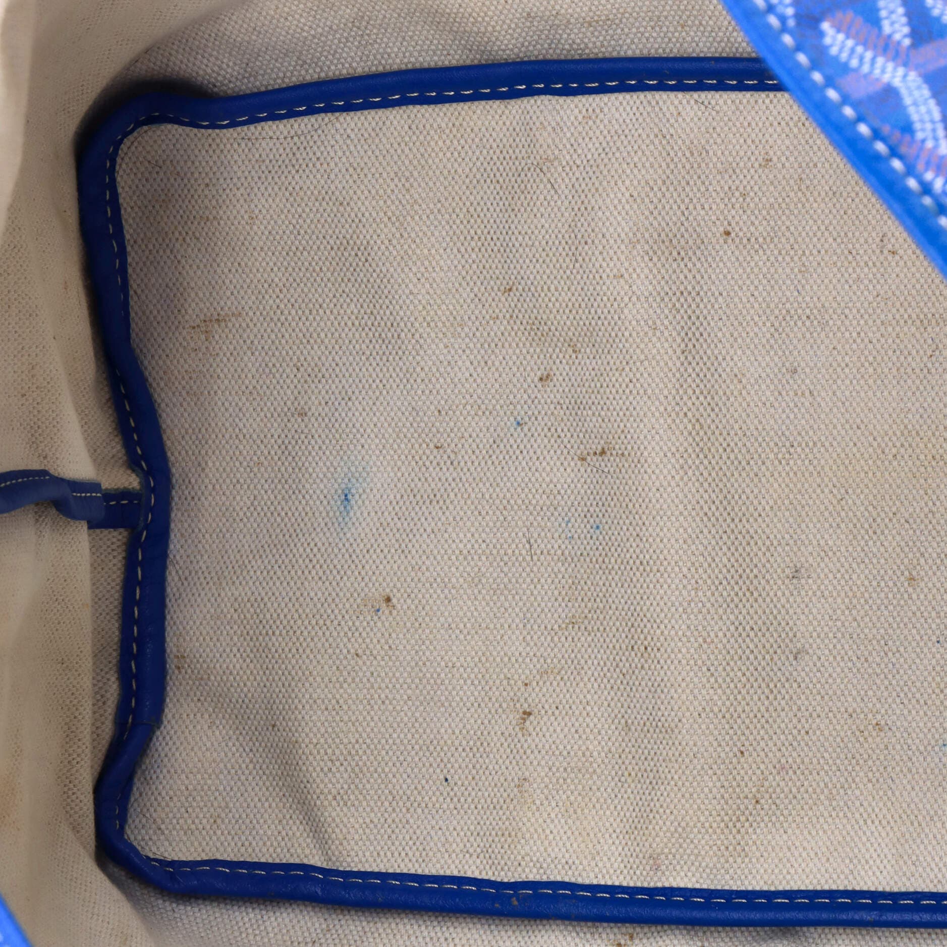 Pre-Owned Goyard Saint Louis Tote Coated Canvas PM, Alternate, color, Blue