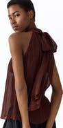H&M Scarf-collar Chiffon Top
