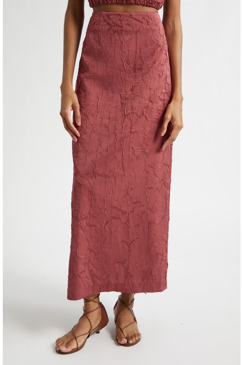 Inez Texture Maxi Skirt, Main, color, FIG