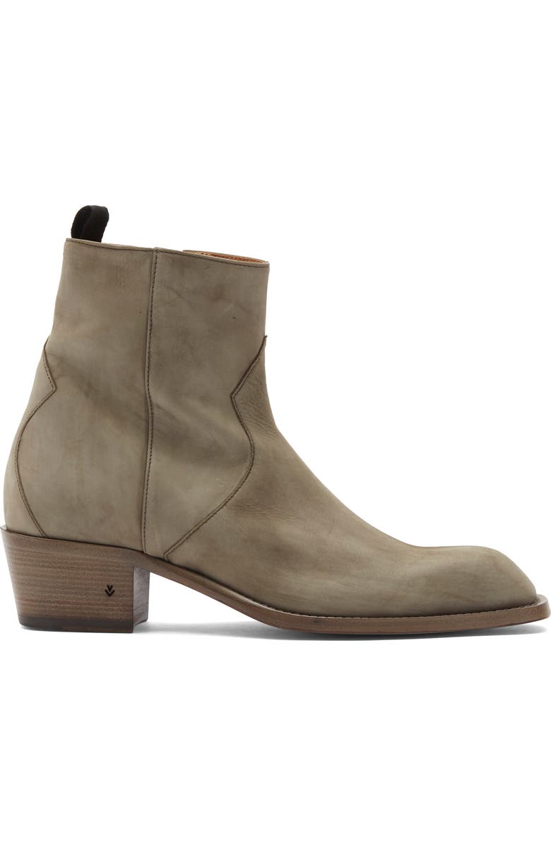 John Varvatos Rustin Zip Boot, Alternate, color, Chalk