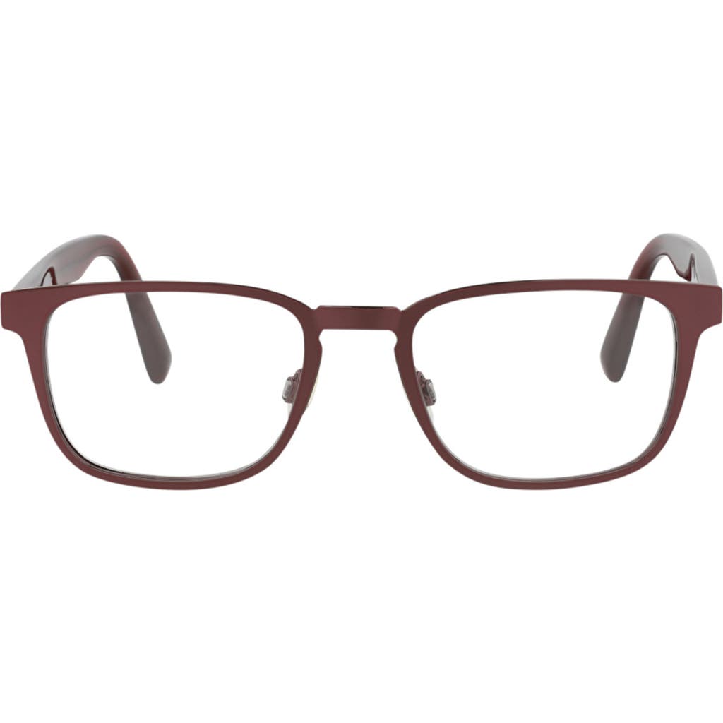 Maui Jim Core Optical 50mm Square Reading Glasses In Brown