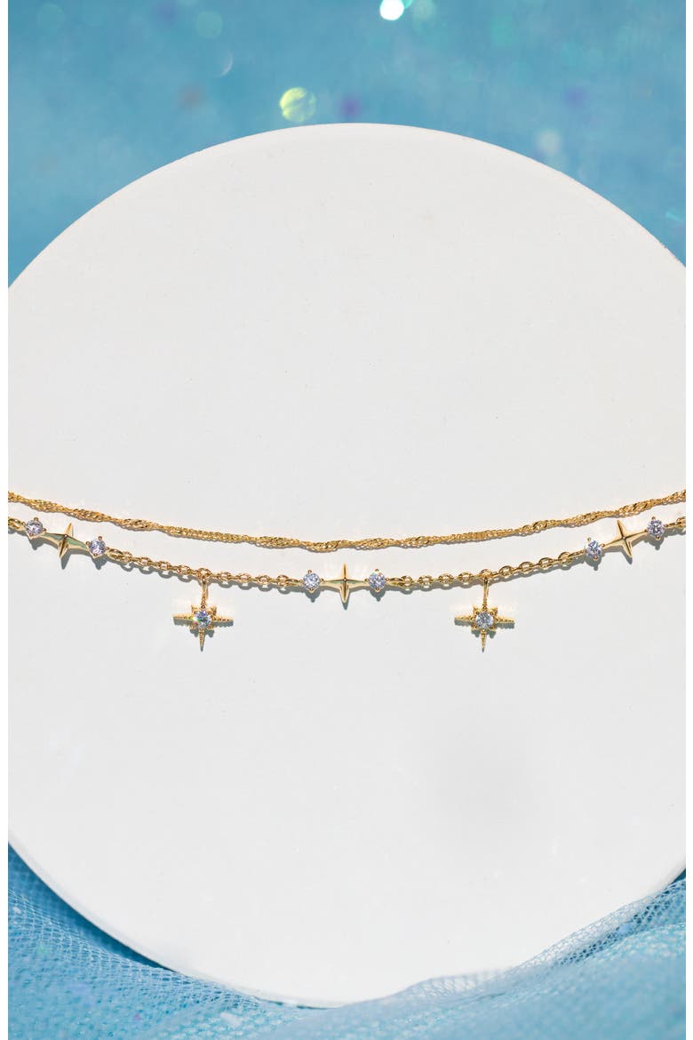 Wandering Stars Bracelet, Alternate, color, GOLD