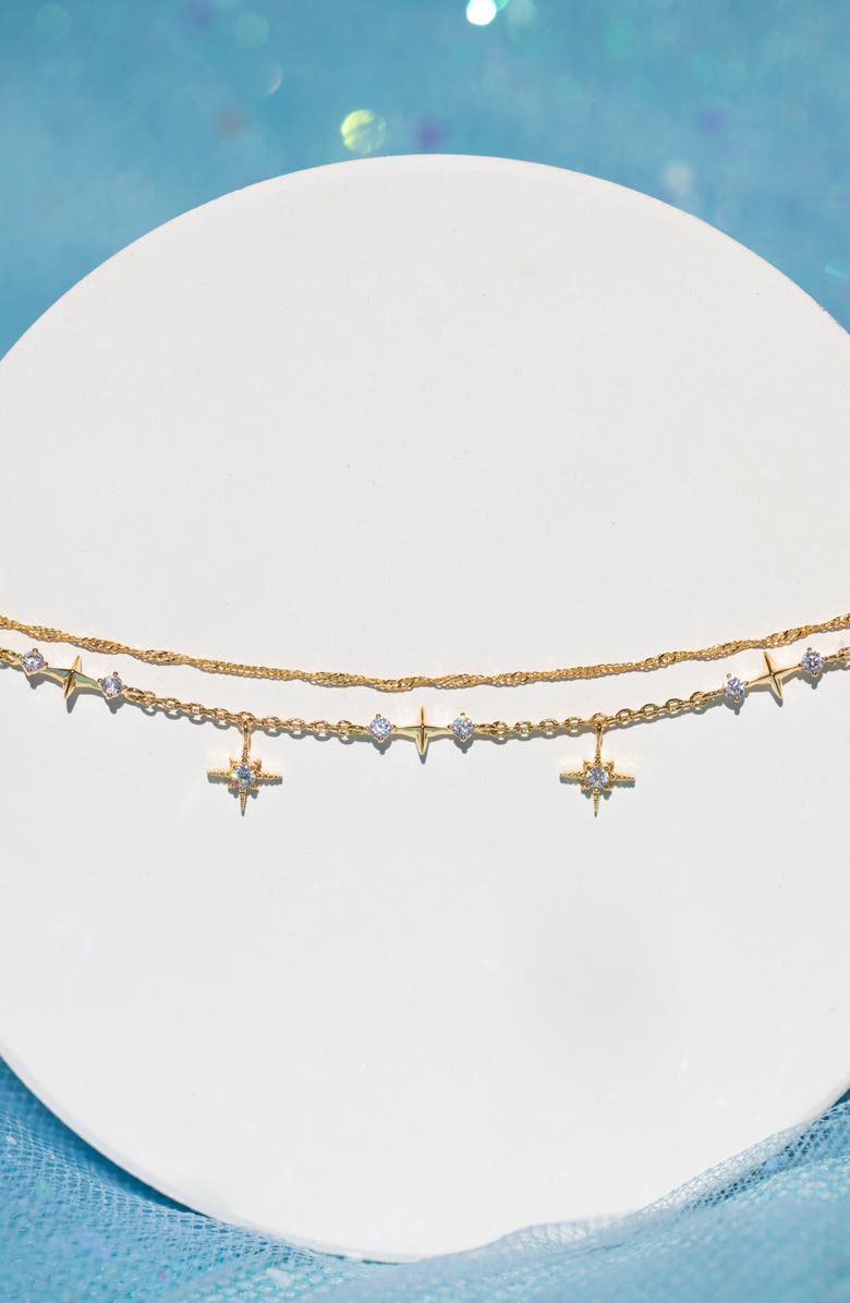 Girls Crew Wandering Stars Bracelet, Alternate, color, Gold