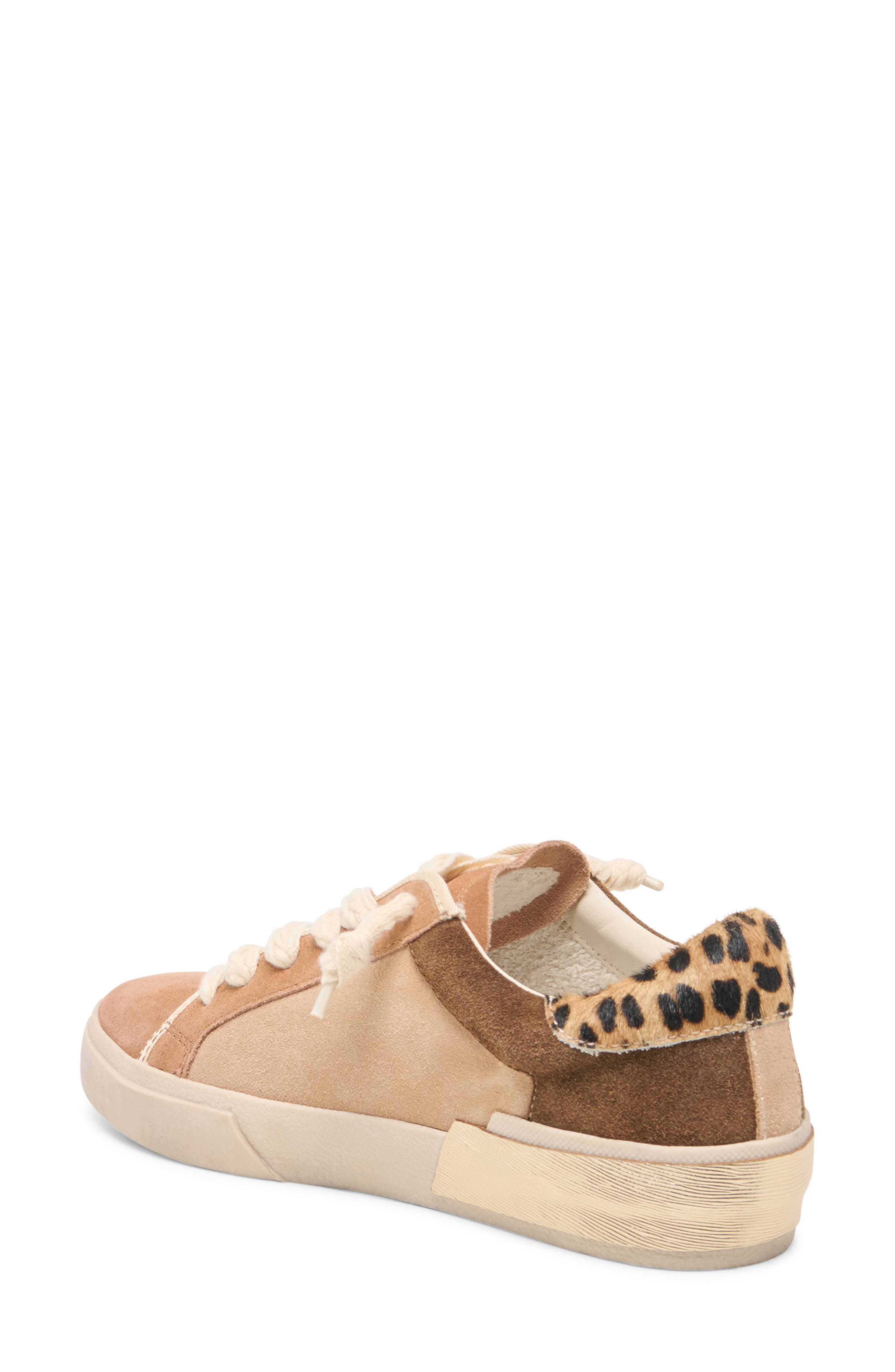 Zina Sneaker, Alternate, color, BROWN MULTI SUEDE