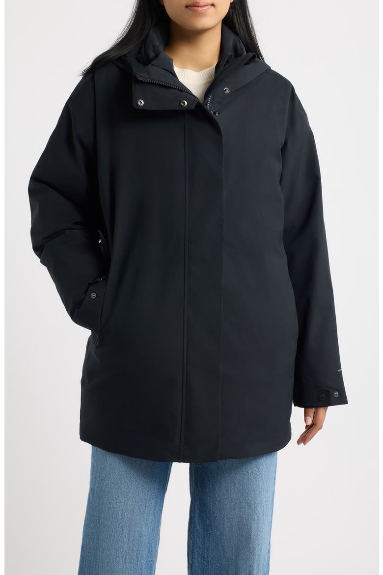 Amaze Puff 3-in-1 Interchange Jacket, Main, color, BLACK