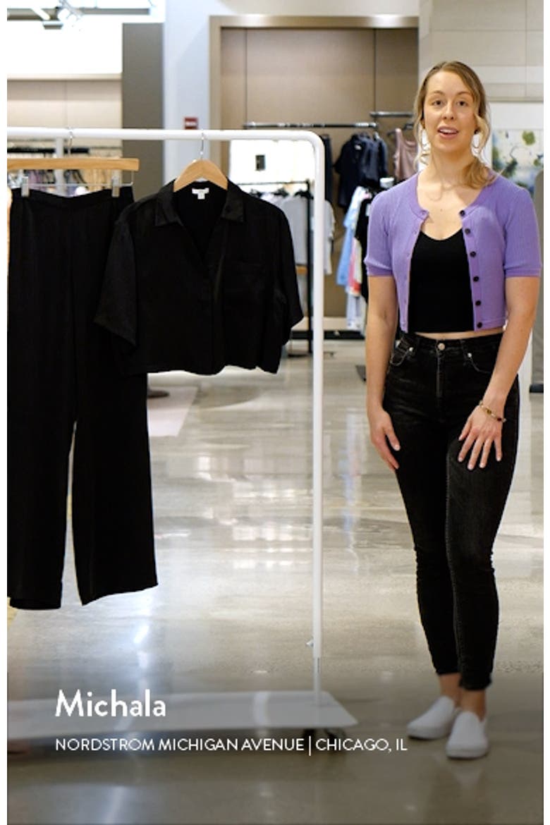 Washable High Waist Silk Pajamas video
