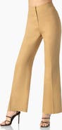 IVONNE Linen Straight Leg Wide Pants